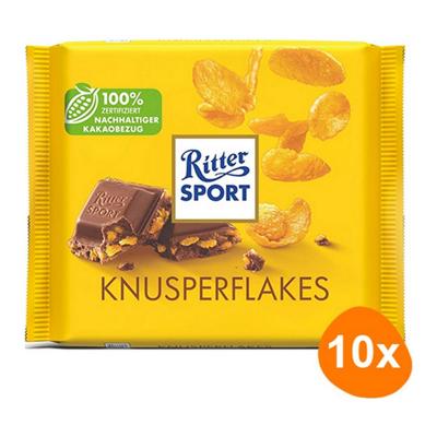 Ritter Sport - Cornflakes - 10x 100g