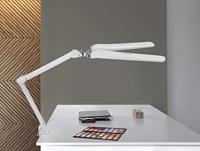 Werkpleklamp maul craft duo led met tafelklem wit - thumbnail