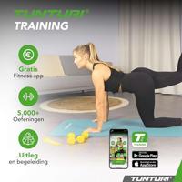 Tunturi NBR Yogamat met Draagtas | Fitness mat Extra dik & zacht | Anti slip | 180x60x1.5cm | Incl Trainingsapp | Lichtblauw - thumbnail