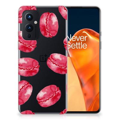 OnePlus 9 | Siliconen Case | Pink Macarons