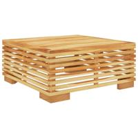 Tuintafel 69,5x69,5x31 cm massief teakhout - thumbnail