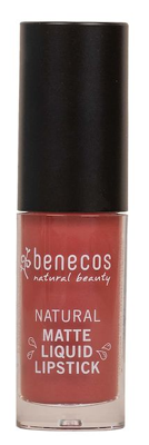 Benecos natural beauty Natural lipstick liquid mat rosewood romance 5 Milliliter