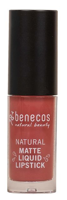 Benecos natural beauty Natural lipstick liquid mat rosewood romance 5 Milliliter - thumbnail