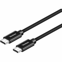 USB-C-kabel Yenkee YCU C02 BK Zwart 0,2 m - thumbnail