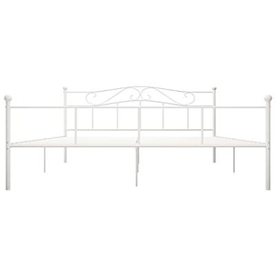 Bedframe metaal wit 180x200 cm