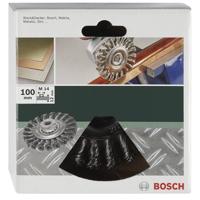 Bosch Accessories Schijfborstel voor haakse- en rechte schuurmachine - gevlochten draad, roestvrij, 100 mm 2609256509 1 stuk(s) - thumbnail