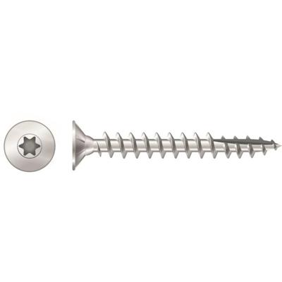 Ivana spaanplaatschroeven - platverzonken kop - 4,0x30 mm - verzinkt - Torx T20