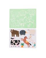 HEMA Sjabloon 26.5x20.5cm kunststof dieren - thumbnail
