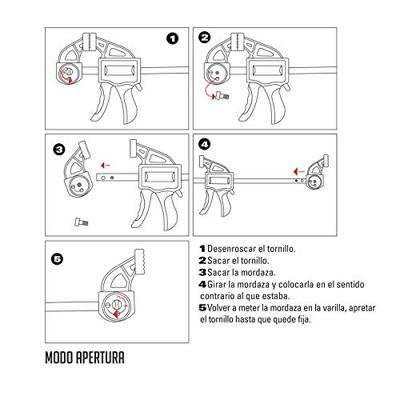 Lijmklem Ferrestock 18"/450 mm (2 pcs)