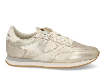 Philippe Model Blville low metal platinum Goud maat 39