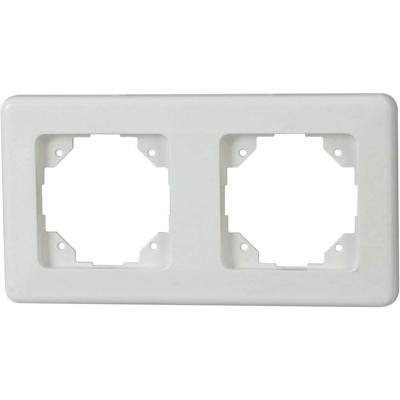 Kopp 303213084 Frame 2-voudig Europa Arctisch-wit, Mat 1 stuk(s)