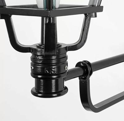 Klassieke wandlamp Rotterdam Aluminium E27 muurlamp IP44