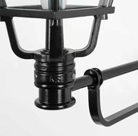 Klassieke wandlamp Rotterdam Aluminium E27 muurlamp IP44 - thumbnail