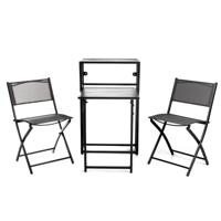 QLT Balkonset - Tuinset- 2 Stoelen en 1 Tafel - thumbnail