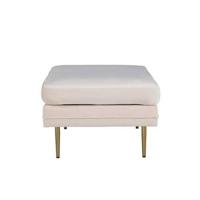 Nohr Hocker 'Tylan' Velvet, kleur Beige - thumbnail