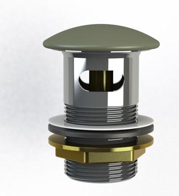 Pop Up Waste Bad Arcqua 1 1/2 Met Overloop Mat Groen Arcqua