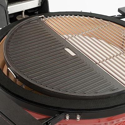 Kamado Joe Tweezijdig bruikbare gietijzeren grillplaat voor Big Joe grillrooster