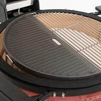 Half Moon Cast Iron Reversible Griddle - Big Joe BBQ Kamado Joe - Kamado joe - thumbnail
