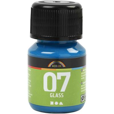 Creativ Company Permanente glasverf - turquoise, 30ml