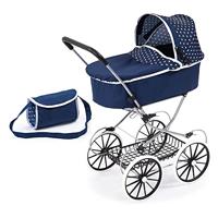 Poppenwagen Reig Classic Deluxe 70 x 42 x 89 cm Blauw - thumbnail