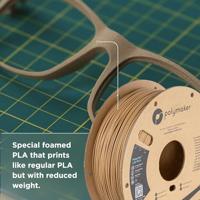 Polymaker PA08004 PA08004 Filament LW-PLA Mat, Lage dichtheid 1.75 mm 800 g Hout PolyLite™ 1 stuk(s) - thumbnail