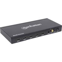 Manhattan 207881 HDMI-switch 4 poorten Met afstandsbediening 1920 x 1080 Pixel - thumbnail