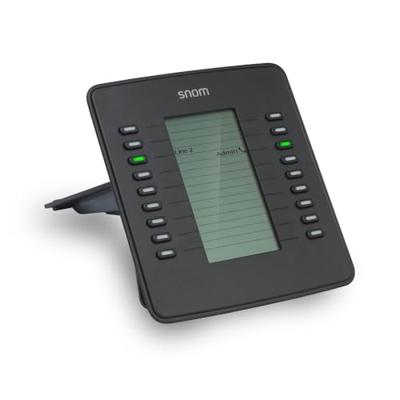 Snom D7 USB uitbreidingsmodule voor D7xx telefoons (High-definition zwart-wit display met achtergrondverlichting, daisy chain met maximaal 3 modules), Zwart, 00004011