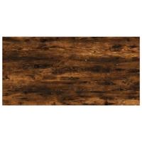 Wandschappen 4 st 60x30x1,5 cm bewerkt hout gerookt eikenkleur - thumbnail