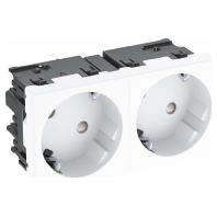 OBO Bettermann 6120483 Apparaatinzet 2-voudig stopcontact (b x h x d) 90 x 45 x 40 mm Wit 1 stuk(s) - thumbnail