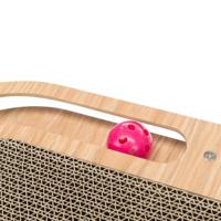 TRIXIE KRABKARTON MET SPEELGOED HOUT MET CATNIP 46X25X4 CM - thumbnail