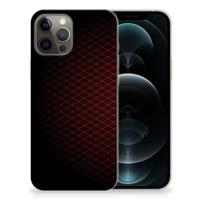 iPhone 12 Pro Max | TPU bumper | Geruit Rood - thumbnail