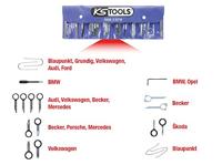 KS Tools 500.1370 Radio-/navigatiesysteem demontage en montageset, 18-delig - thumbnail
