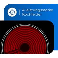 Exquisit EKC601-2.2 Keramische kookplaat Zwart - thumbnail