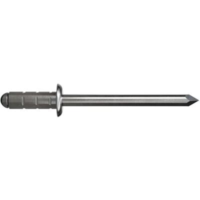 Gesipa Blindklinknagel | klinknagelschacht d x l 4,8 x 10 mm | aluminium / staal | 500 stuks - 1433831 1433831