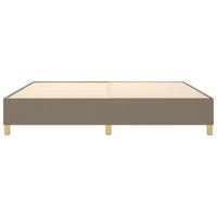 Bedframe zonder matras stof taupe 200x200 cm - thumbnail