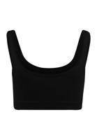 HANRO Lingerie Touch FeelingCrop Top PADDED zwart 071806 - thumbnail