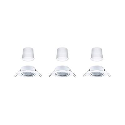 Paulmann 92463 LED-inbouwlamp Set van 3 stuks LED 14.7 W Wit