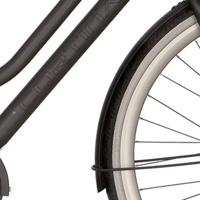 Cortina spatbord voor 28 speed matt licorice - thumbnail