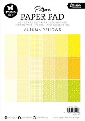 Studio Light • essentials pattern paper pad shades of yellow