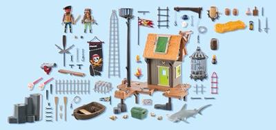 PLAYMOBIL 71792 Haven en piratenhol met gevangenissen - thumbnail