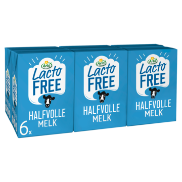 Arla Lactofree Houdbare Halfvolle Melk 6 x 200 ml bij Jumbo