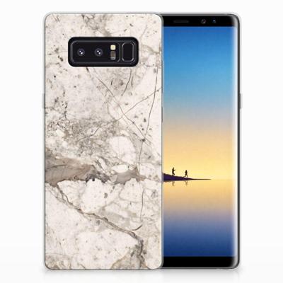 Samsung Galaxy Note 8 | TPU | Siliconen hoesje | Marmer Beige Samsung Galaxy Note 8 | TPU | Siliconen hoesje | Marmer Beige