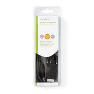 Nedis VGA-Kabel | DisplayPort Male | VGA Male | Vernikkeld | Maximale resolutie: 1080p | 2.00 m | Rond | PVC | Zwart | Doos - CCGB37301BK20