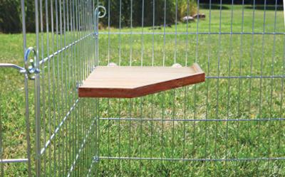 TRIXIE NATURAL LIVING AFDAK MET LIGPLAATS 28X28 CM 3 ST
