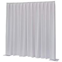 Wentex Pipe and drape Dimout gordijn 330x300cm geplooid wit - thumbnail