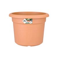 Elho green basics cilinder bloempot 35 cm mild terra - thumbnail