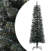 Kunstkerstboom met standaard smal 120 cm PVC groen - thumbnail