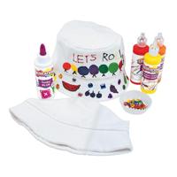 Colorations Versier je eigen canvas vissershoed, set van 10 - thumbnail