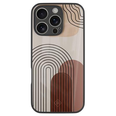 iPhone 16 Pro glazen hardcase - Warm curves