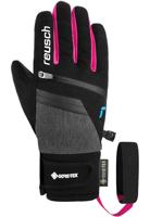 Reusch Travis GORE-TEX Junior Handschoen Kinderen Black / Black Melange / Pink Glo 6,5 - thumbnail
